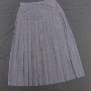 Pleated full length vintage skirt